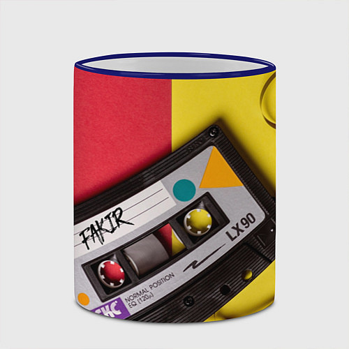 Кружка цветная FULL OLD DCHOOL / 3D-Синий кант – фото 2