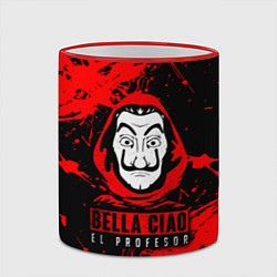 Кружка 3D БУМАЖНЫЙ ДОМ LA CASA DE PAPEL BELLA CIAO, цвет: 3D-красный кант — фото 2