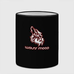 Кружка 3D Wolfs mood, цвет: 3D-черный кант — фото 2