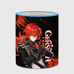 Кружка 3D GENSHIN IMPACT ДИЛЮК DILUC, цвет: 3D-небесно-голубой кант — фото 2