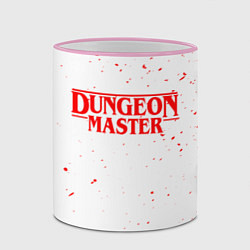 Кружка 3D DUNGEON MASTER BLOOD ГАЧИМУЧИ БЕЛЫЙ, цвет: 3D-розовый кант — фото 2