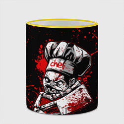 Кружка 3D DOTA 2 PUDGE, БРЫЗГИ КРАСОК, цвет: 3D-желтый кант — фото 2