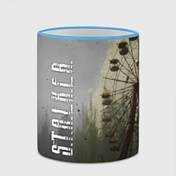 Кружка 3D СТАЛКЕР 2 КОЛЕСО ОБОЗРЕНИЯ, цвет: 3D-небесно-голубой кант — фото 2