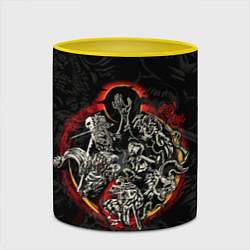 Кружка 3D ГЕРОЙ АНИМЕ БЕРСЕРК BERSERK, цвет: 3D-белый + желтый — фото 2