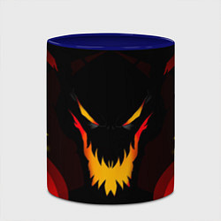 Кружка 3D DOTA 2 SHADOW FIEND ТЕНЬ ОГОНЬ, цвет: 3D-белый + синий — фото 2