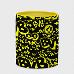 Кружка 3D BVB 09 - BORUSSIA Боруссия Дортмунд, цвет: 3D-белый + желтый — фото 2