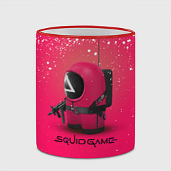 Кружка 3D Among Us x Squid Game, цвет: 3D-красный кант — фото 2