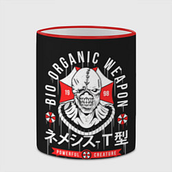 Кружка 3D Био органическое оружие Nemesis, цвет: 3D-красный кант — фото 2