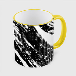 Кружка 3D SnowRunner Logo, цвет: 3D-желтый кант