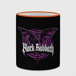 Кружка 3D Black Sabbat Bat, цвет: 3D-оранжевый кант — фото 2