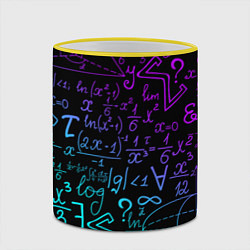 Кружка 3D НЕОНОВЫЕ ФОРМУЛЫ NEON FORMULAS, цвет: 3D-желтый кант — фото 2