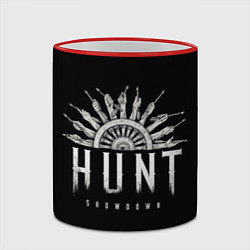 Кружка 3D Колесо охоты, цвет: 3D-красный кант — фото 2