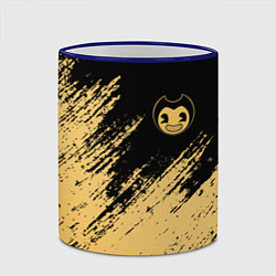 Кружка 3D Bendy and the ink machine - Вектор, цвет: 3D-синий кант — фото 2