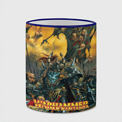 Кружка 3D Warhammer old battle, цвет: 3D-синий кант — фото 2