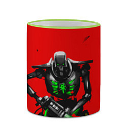 Кружка 3D Воин некрона, цвет: 3D-светло-зеленый кант — фото 2