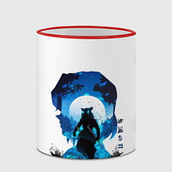 Кружка 3D Иноске Клинок рассекающий демонов, цвет: 3D-красный кант — фото 2