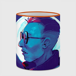 Кружка 3D Куцураги Сан, цвет: 3D-оранжевый кант — фото 2