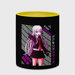 Кружка 3D Кёко Киригири - Danganronpa, цвет: 3D-белый + желтый — фото 2