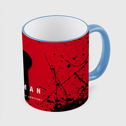 Кружка 3D HAWKMAN BERSERK, цвет: 3D-небесно-голубой кант