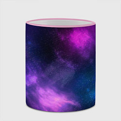 Кружка 3D Космос Galaxy, цвет: 3D-розовый кант — фото 2