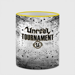 Кружка 3D Unreal Tournament Нереальный Турнир, цвет: 3D-желтый кант — фото 2