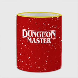 Кружка 3D DUNGEON MASTER BLOOD ГАЧИМУЧИ КРАСНЫЙ, цвет: 3D-желтый кант — фото 2