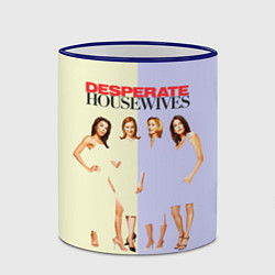 Кружка 3D Отчаянные Домохозяйки Desperate Housewives, цвет: 3D-синий кант — фото 2
