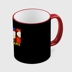 Кружка 3D South Park - Южный парк главные герои, цвет: 3D-красный кант