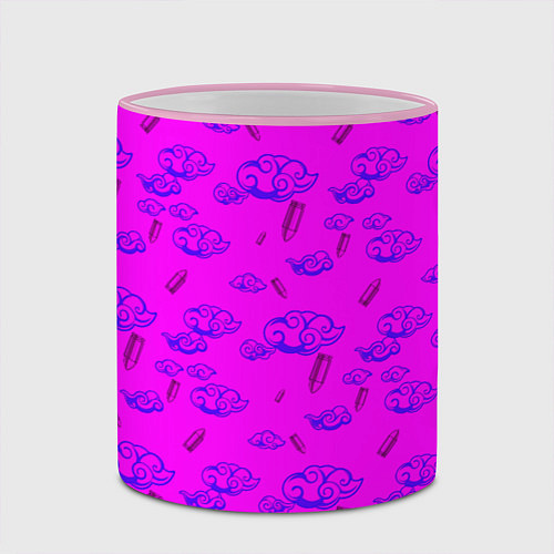 Кружка цветная ARCANE LEAGUE Of LEGENDS - JINX / 3D-Розовый кант – фото 2