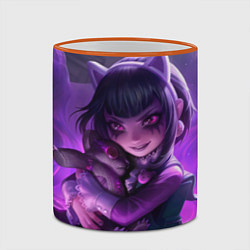 Кружка 3D Goth Annie League Of Legends, цвет: 3D-оранжевый кант — фото 2