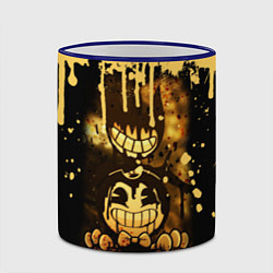 Кружка 3D Bendy And The Ink Machine Игра Бенди, цвет: 3D-синий кант — фото 2