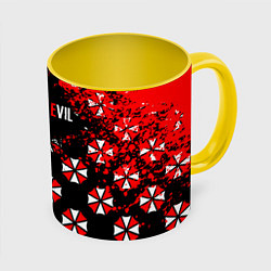 Кружка цветная Umbrella Corporation Pattern