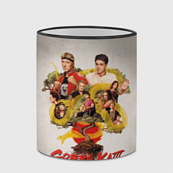 Кружка 3D КОБРА КАЙ COBRA KAI, цвет: 3D-черный кант — фото 2