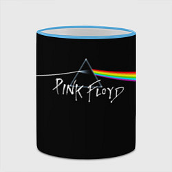 Кружка 3D PINK FLOYD - ПИНК ФЛОЙД, цвет: 3D-небесно-голубой кант — фото 2