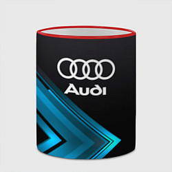 Кружка 3D Audi Sport, цвет: 3D-красный кант — фото 2