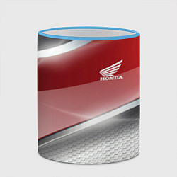 Кружка 3D Honda Текстура, цвет: 3D-небесно-голубой кант — фото 2