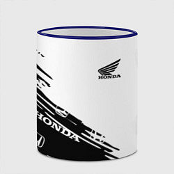 Кружка 3D Honda sport pattern, цвет: 3D-синий кант — фото 2