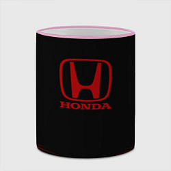 Кружка 3D Honda - Тонкие линии, цвет: 3D-розовый кант — фото 2