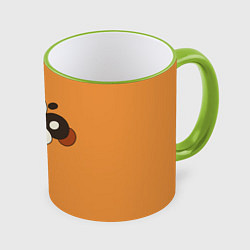 Кружка 3D Genshin Impact - Гоба, цвет: 3D-светло-зеленый кант