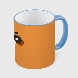 Кружка 3D Genshin Impact - Гоба, цвет: 3D-небесно-голубой кант