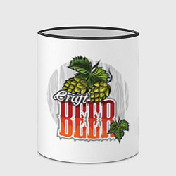 Кружка 3D Крафтовое Пиво Beer, цвет: 3D-черный кант — фото 2