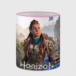 Кружка 3D Aloy Элой Horizon, цвет: 3D-розовый кант — фото 2