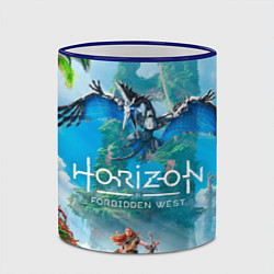 Кружка 3D Horizon Запретный Запад Элой, цвет: 3D-синий кант — фото 2