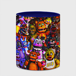 Кружка 3D Fnaf UCN, цвет: 3D-белый + синий — фото 2