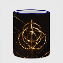 Кружка 3D ELDEN RING SYMBOL ВЕЛИКИЕ РУНЫ, цвет: 3D-синий кант — фото 2