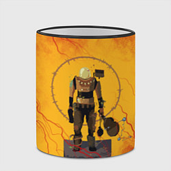Кружка 3D Командо с гитарой, цвет: 3D-черный кант — фото 2