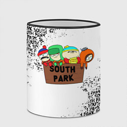 Кружка 3D Южный парк - персонажи South Park, цвет: 3D-черный кант — фото 2