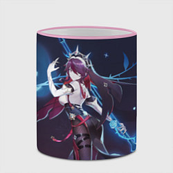 Кружка 3D Rosaria Genshin Impact, цвет: 3D-розовый кант — фото 2