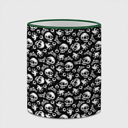 Кружка 3D Skull Eye Bones Hype, цвет: 3D-зеленый кант — фото 2