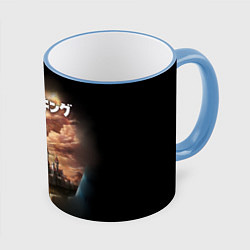 Кружка 3D Ousama Ranking, цвет: 3D-небесно-голубой кант